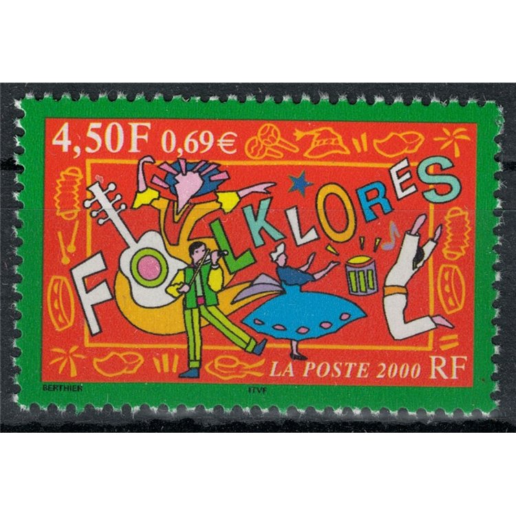 FRANCIA 2000 Folclore MNH**
