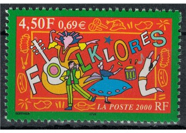 FRANCIA 2000 Folclore MNH**