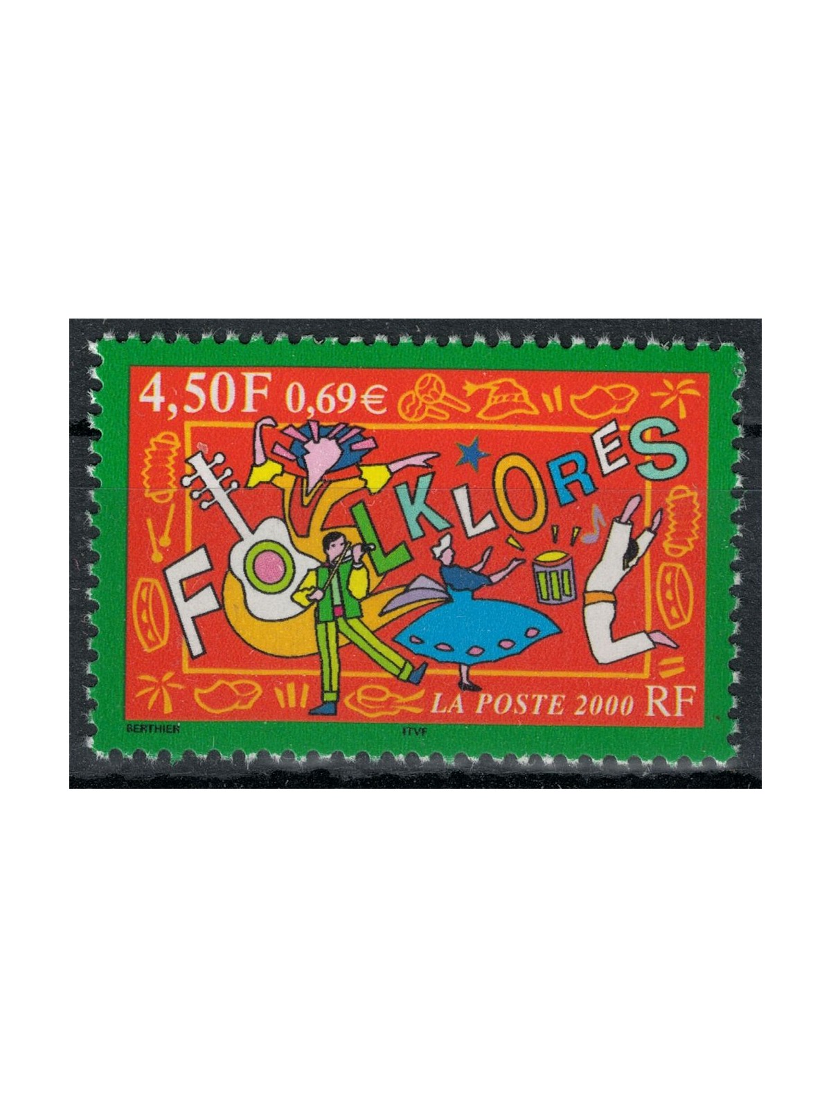 FRANCIA 2000 Folclore MNH**