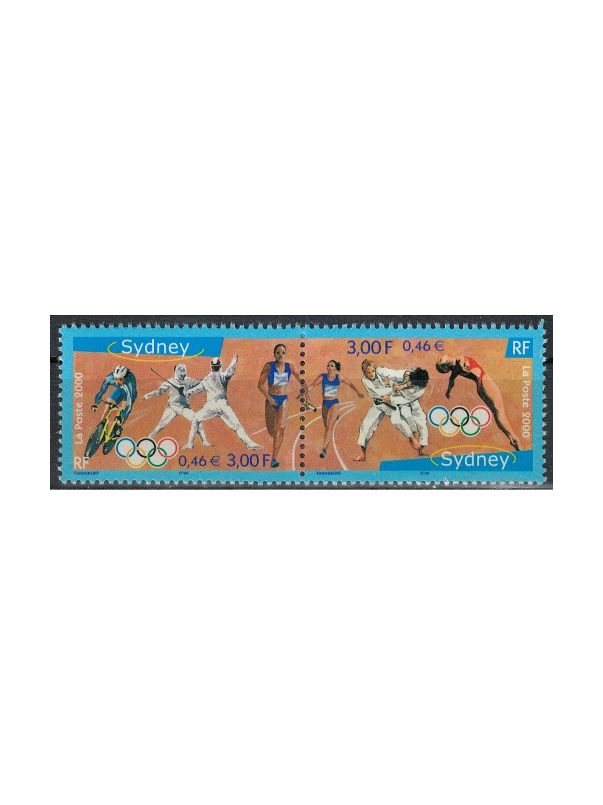 FRANCE 2000 Summer Olympic Games 2v MNH**