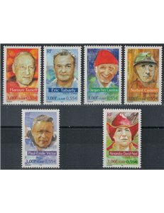 FRANCE 2000 Famous people, adventurers 6v MNH**