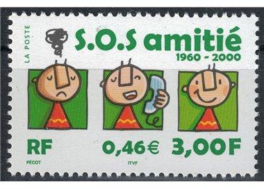 FRANCE 2000 Friend Telephone MNH**