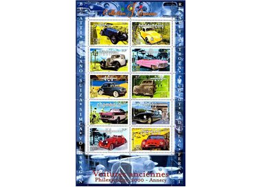 FRANCE 2000 Young Collection (Vintage Cars) s/s MNH**