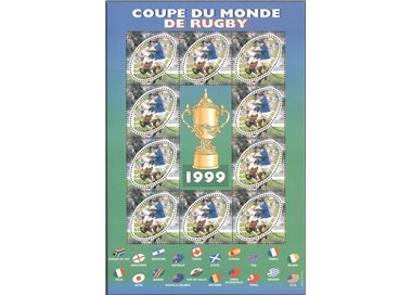 FRANCE 1999 Rugby World Cup s/s MNH**