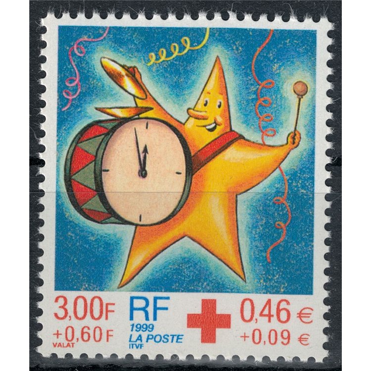 FRANCE 1999 Pro Red Cross MNH**