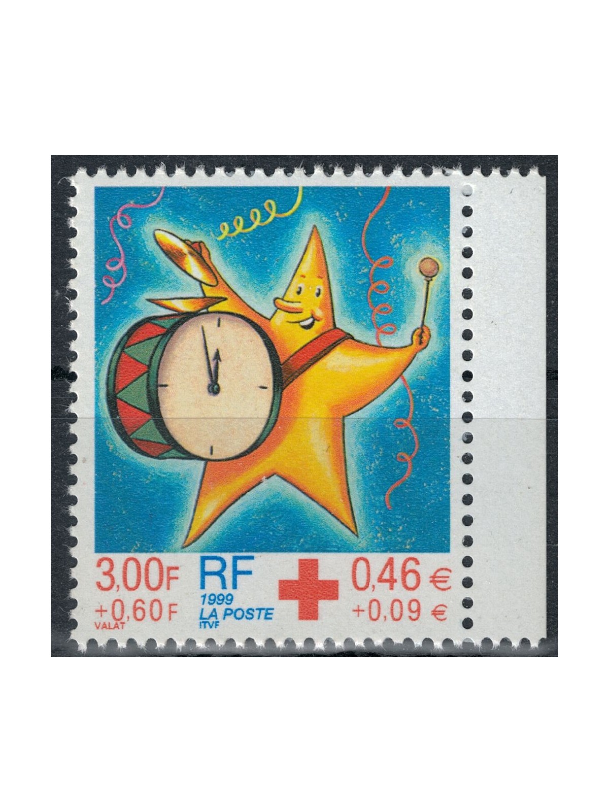 FRANCIA 1999 Pro Croce Rossa da LB MNH**