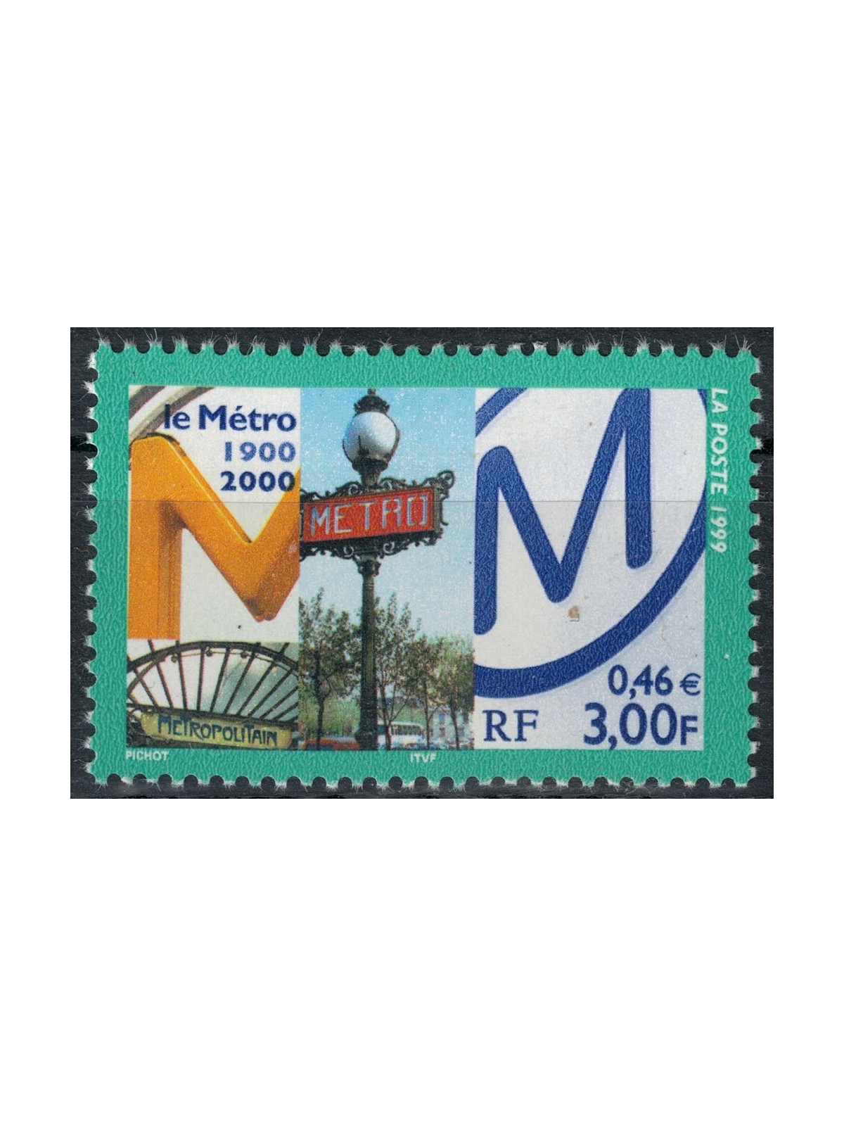 FRANCE 1999 Paris Metro MNH**