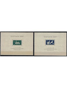 GDANSK 1937 Philatelic Exhibition 2 s/s MNH**