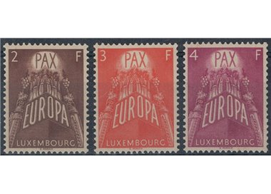 LUXEMBOURG 1957 Europe 3v MNH**