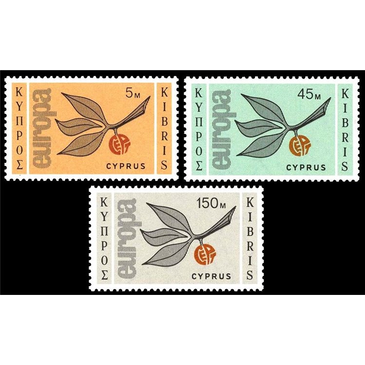 CIPRO 1965 Europa 3v MNH**