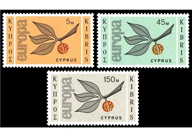 CIPRO 1965 Europa 3v MNH**