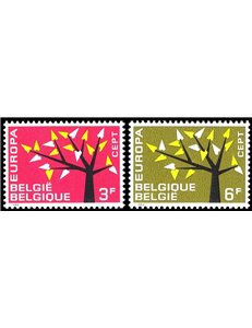 BELGIUM 1962 Europe 2v MNH**