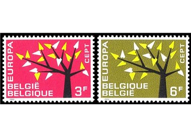 BELGIUM 1962 Europe 2v MNH**