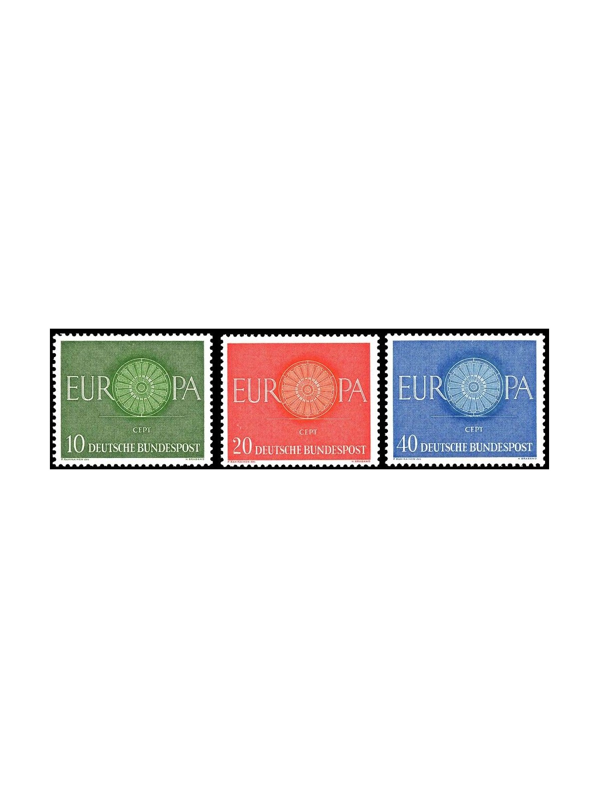 GERMANY BRD 1960 Europe 3v MNH**