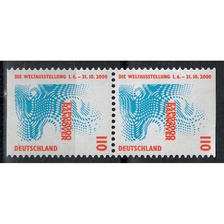 GERMANY BRD 1999 Expo Hannover (from booklet) 2v MNH**