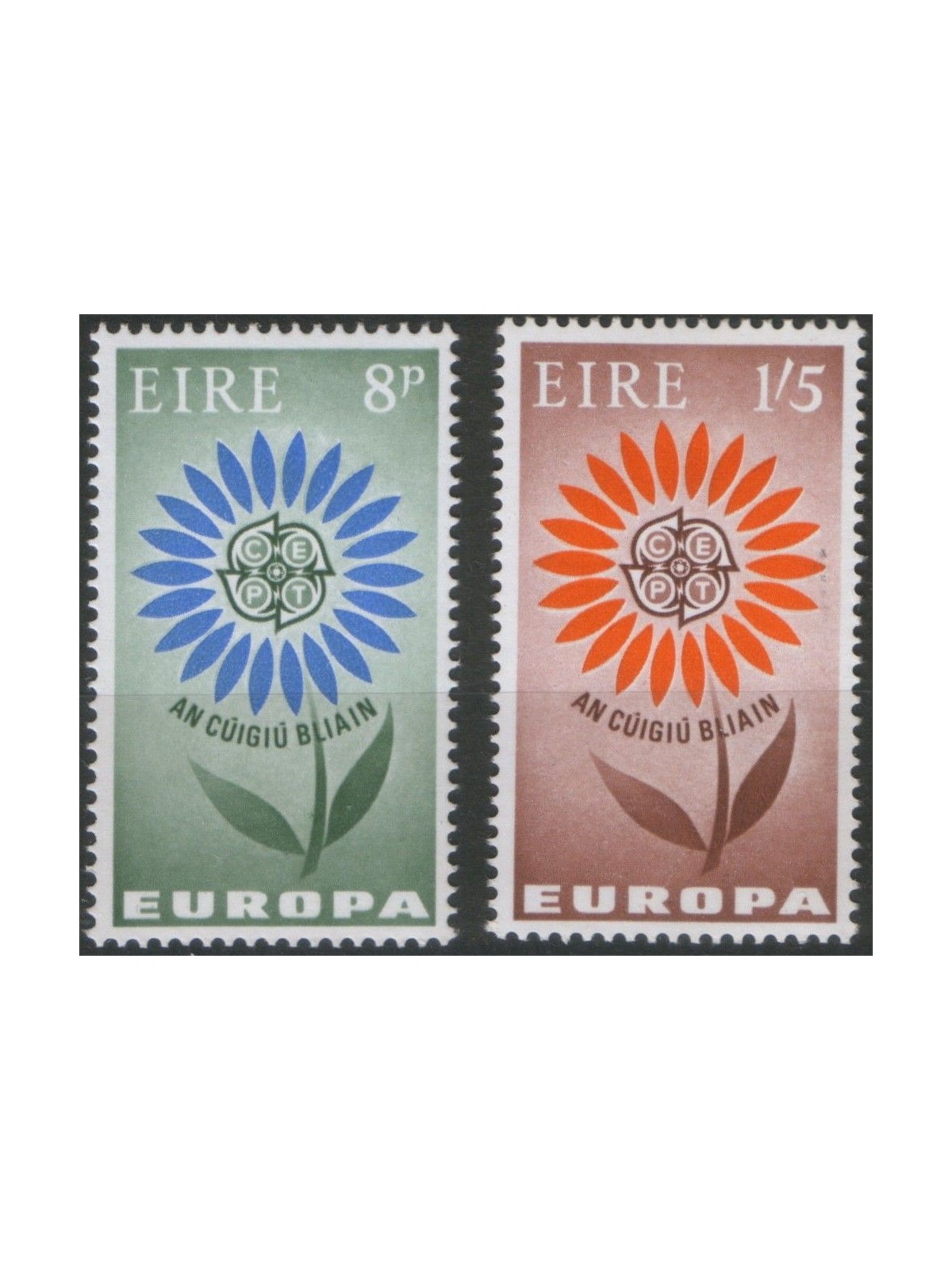 IRELAND 1964 Europe 2v MNH**