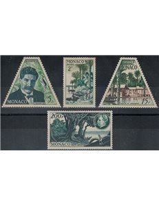 MONACO 1955 Albert Schweitzer, Premio Nobel per la pace 4v MH*
