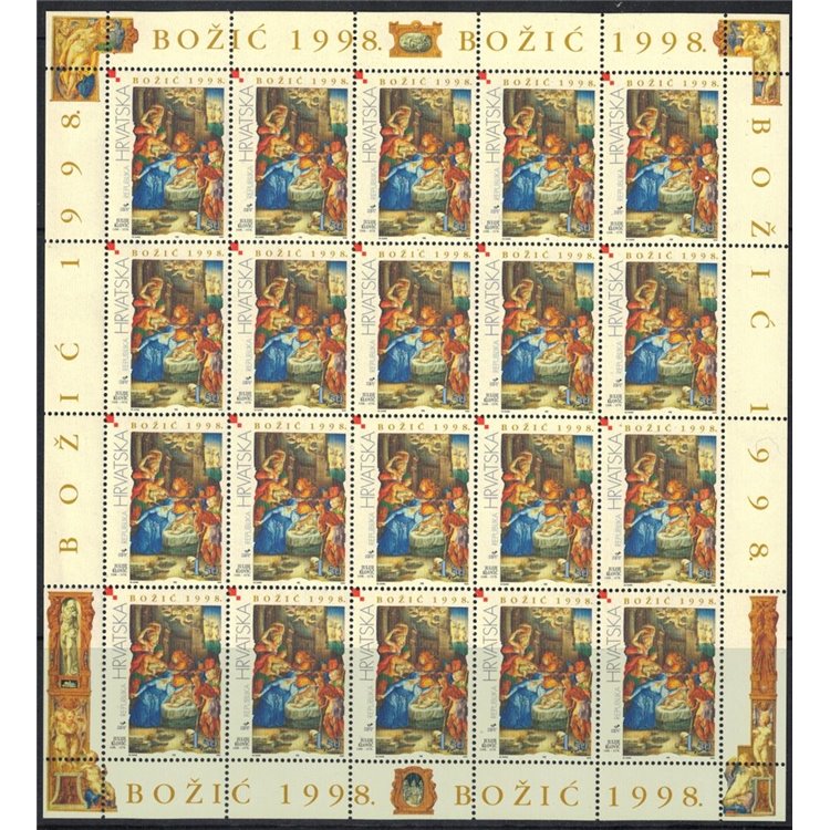CROAZIA 1998 Natale MF MNH**