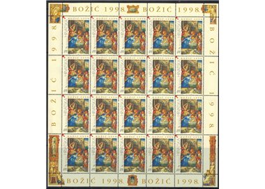 CROATIA 1998 Christmas m/s MNH**