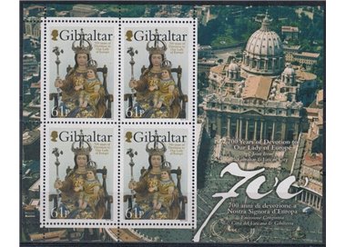 GIBILTERRA 2009 Nostra Signora d'Europa BF MNH**
