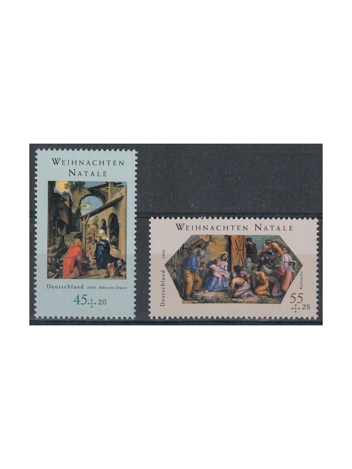 GERMANY BRD 2008 Christmas 2v MNH**