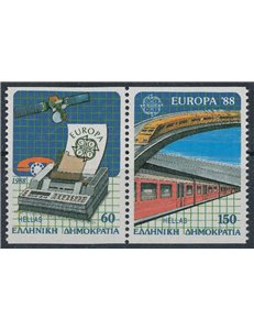 GRECIA 1988 Europa (da LB) 2v MNH**