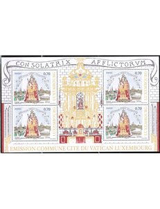 LUXEMBOURG 2016 Election of the Virgin Mary m/s MNH**
