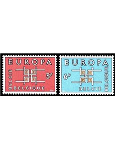 BELGIUM 1963 Europe 2v MNH**
