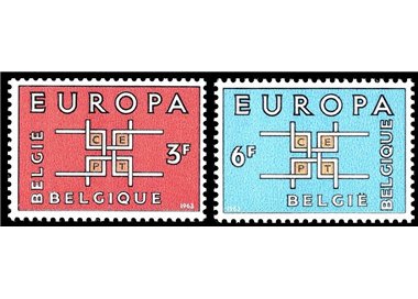 BELGIO 1963 Europa 2v MNH**