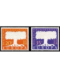 GERMANIA SARRE 1957 Europa 2v MNH**