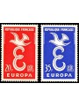 FRANCE 1958 Europe 2v MNH**
