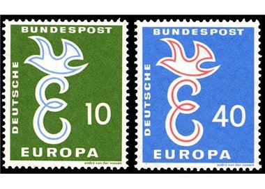 GERMANY BRD 1958 Europe 2v MNH**