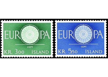 ISLANDA 1960 Europa 2v MNH**