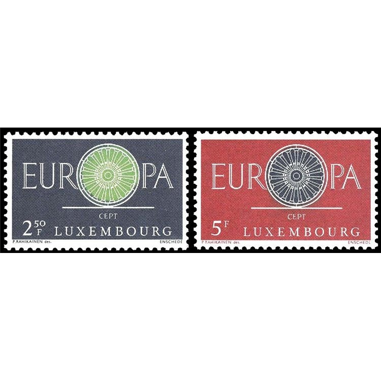 LUSSEMBURGO 1960 Europa 2v MNH**