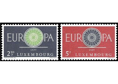 LUSSEMBURGO 1960 Europa 2v MNH**