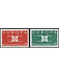 FRANCIA 1963 Europa 2v MNH**