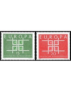 GERMANY BRD 1963 Europe 2v MNH**