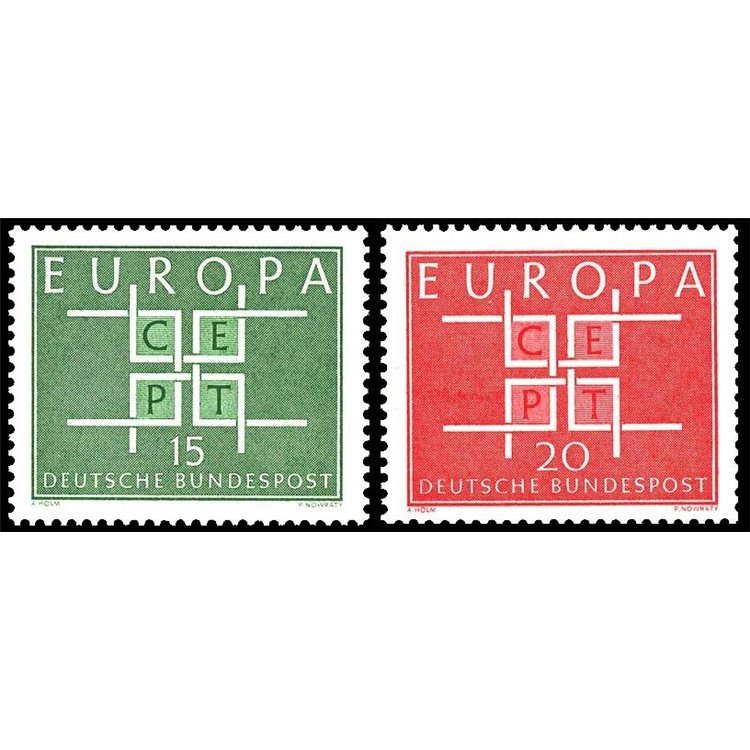 GERMANY BRD 1963 Europe 2v MNH**