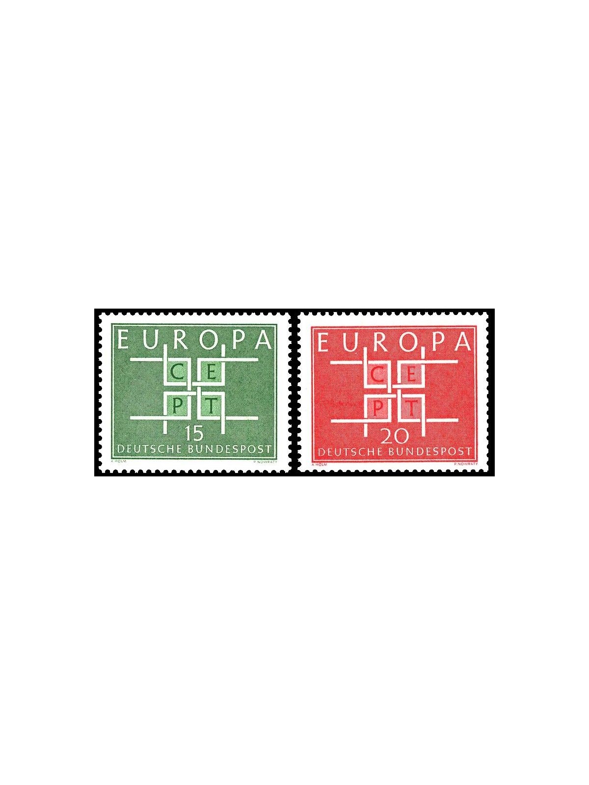 GERMANY BRD 1963 Europe 2v MNH**