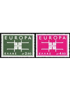 GRECIA 1963 Europa 2v MNH**