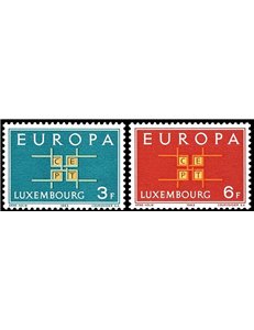LUSSEMBURGO 1963 Europa 2v MNH**