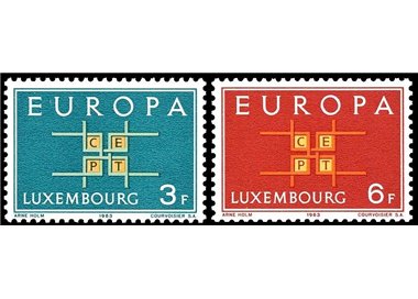 LUXEMBOURG 1963 Europe 2v MNH**