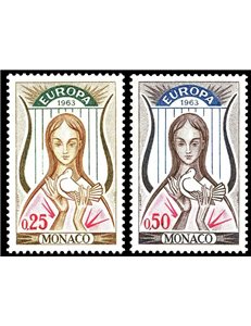 MONACO 1963 Europe 2v MNH**