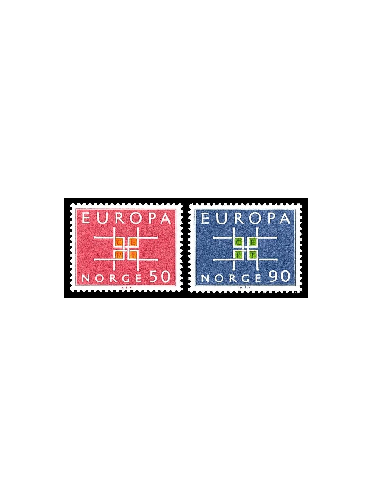 NORVEGIA 1963 Europa 2v MNH**