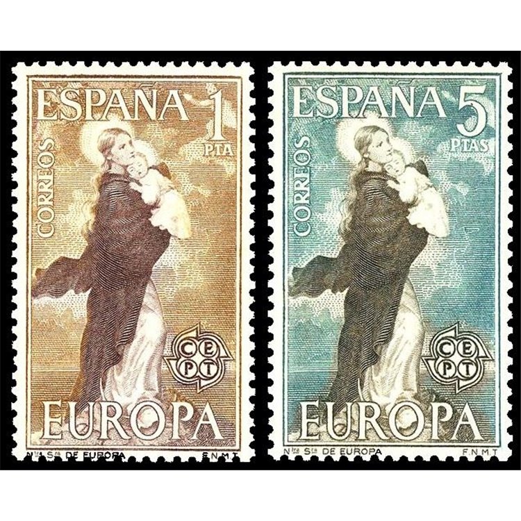SPAIN 1963 Europe 2v MNH**