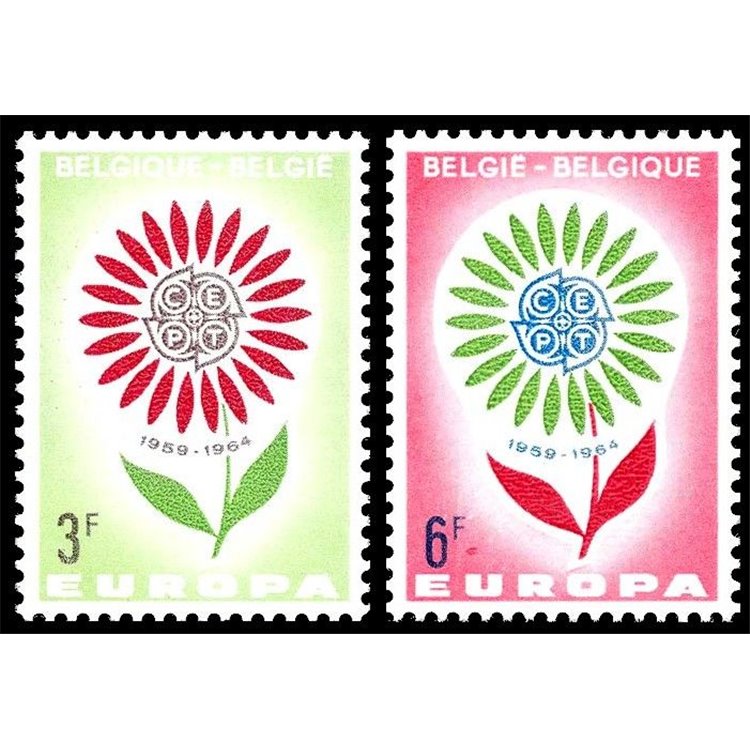BELGIO 1964 Europa 2v MNH**