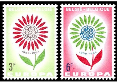 BELGIUM 1964 Europe 2v MNH**