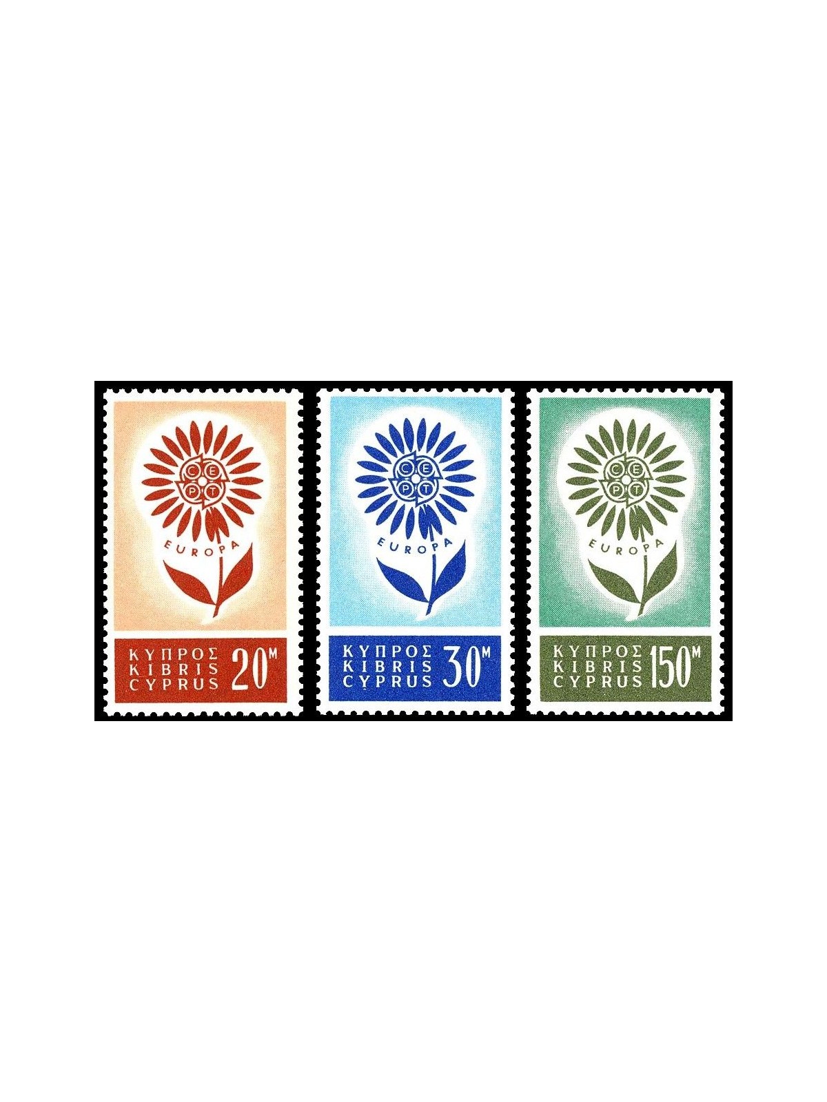 CIPRO 1964 Europa 3v MNH**