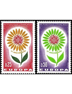 FRANCIA 1964 Europa 2v MNH**