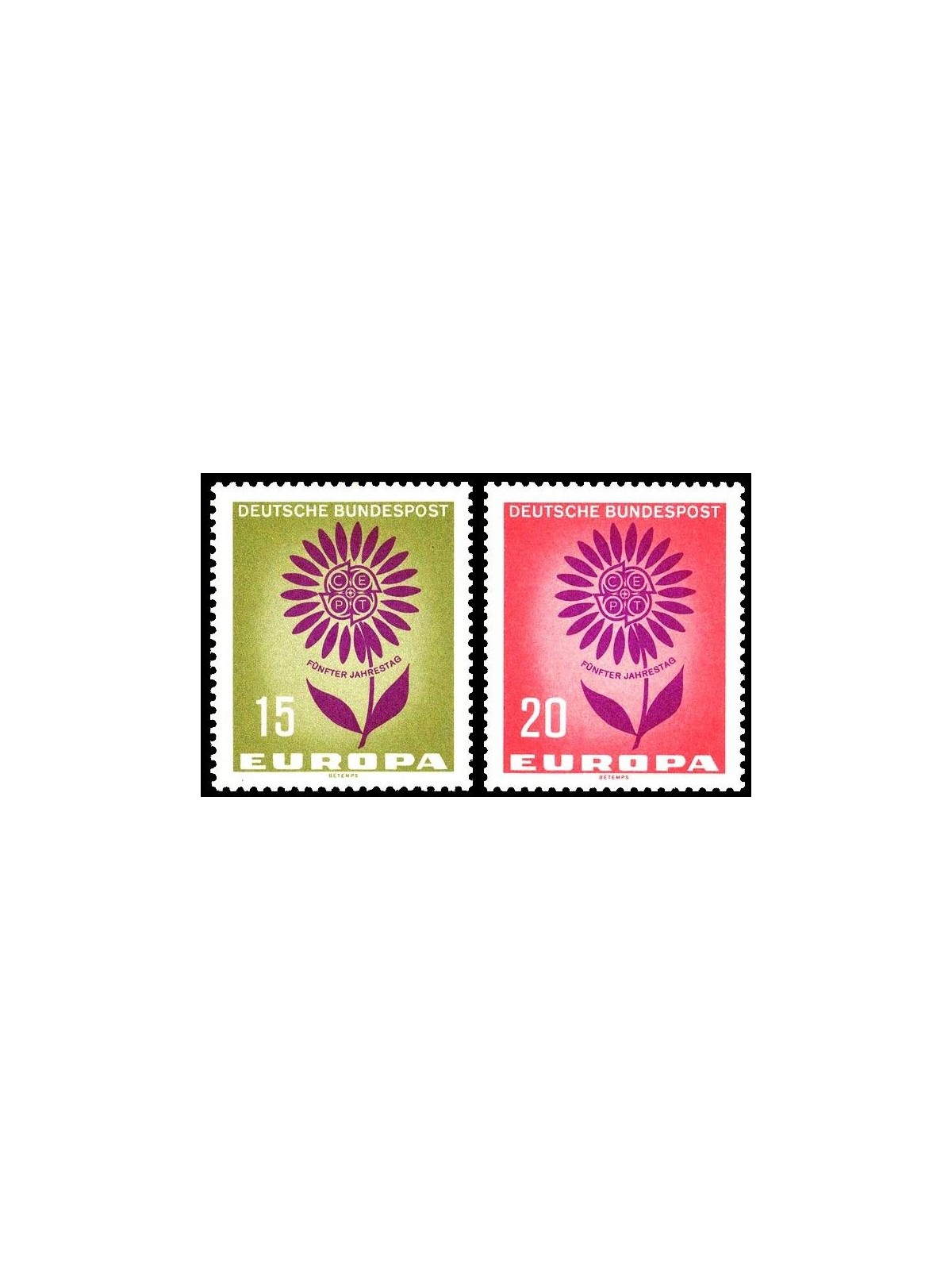 GERMANY BRD 1964 Europe 2v MNH**